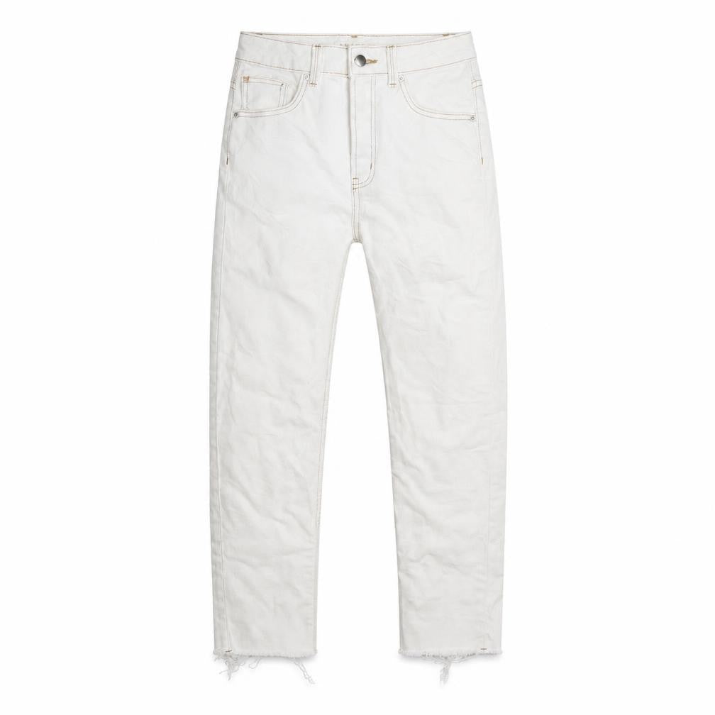denim co Womens White  Denim Skinny Jeans Size 8 L26 in