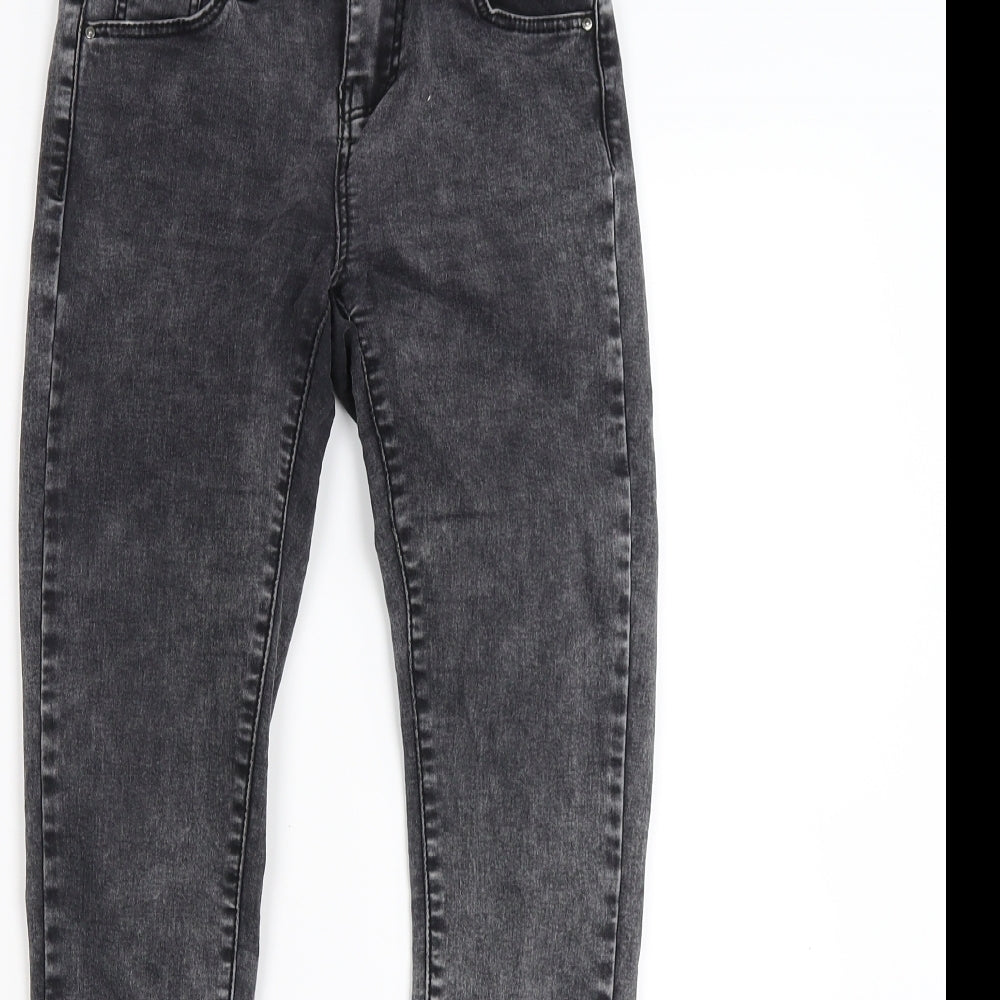 denim co Womens Black  Denim Jegging Leggings Size 6 L27 in