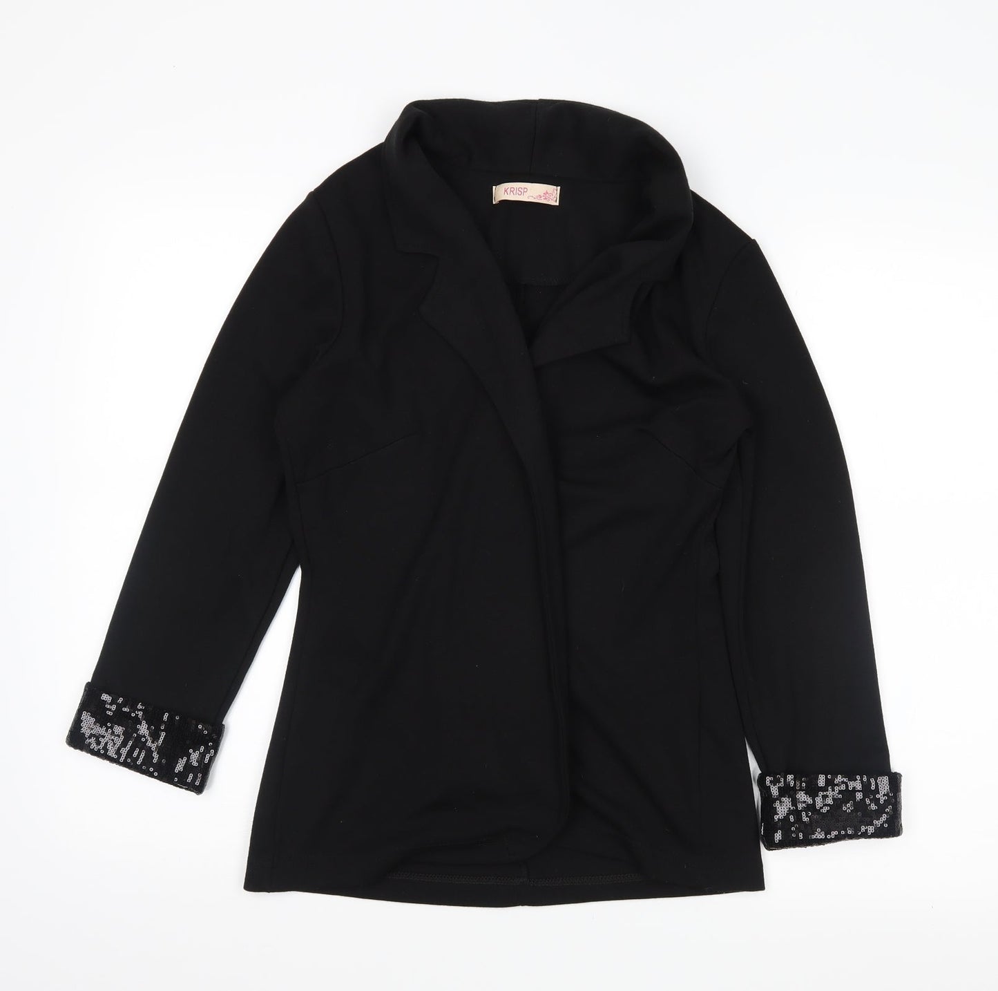 Krisp Womens Black   Wrap Jumper Size 12