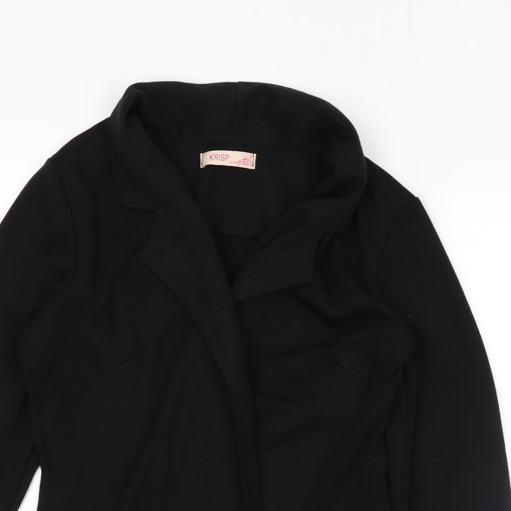 Krisp Womens Black   Wrap Jumper Size 12
