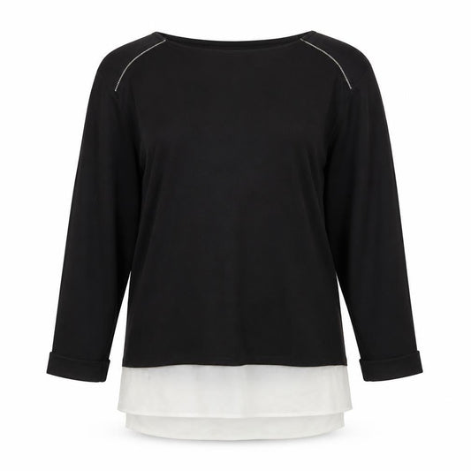 Front view of Atmosphere women’s beige jumper, size UK 14