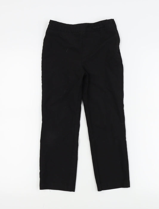 George Girls Black   Dress Pants Trousers Size 6-7 Years - School trousers
