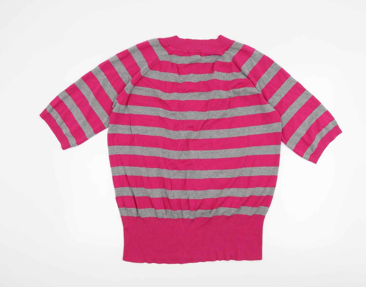 George Womens Pink Striped  Pullover Jumper Size 22