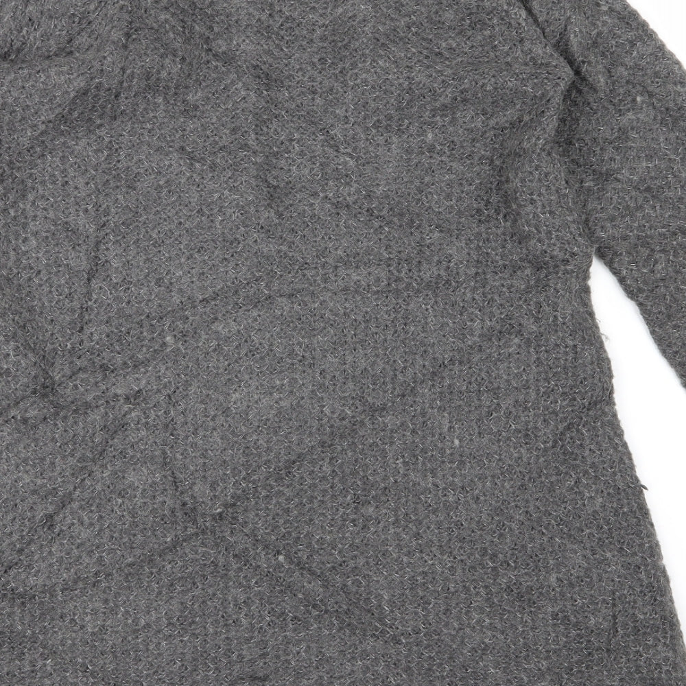Zara Womens Grey   Cardigan Jumper Size M
