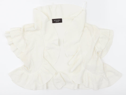 Principles Womens White   Cardigan Jumper Size S