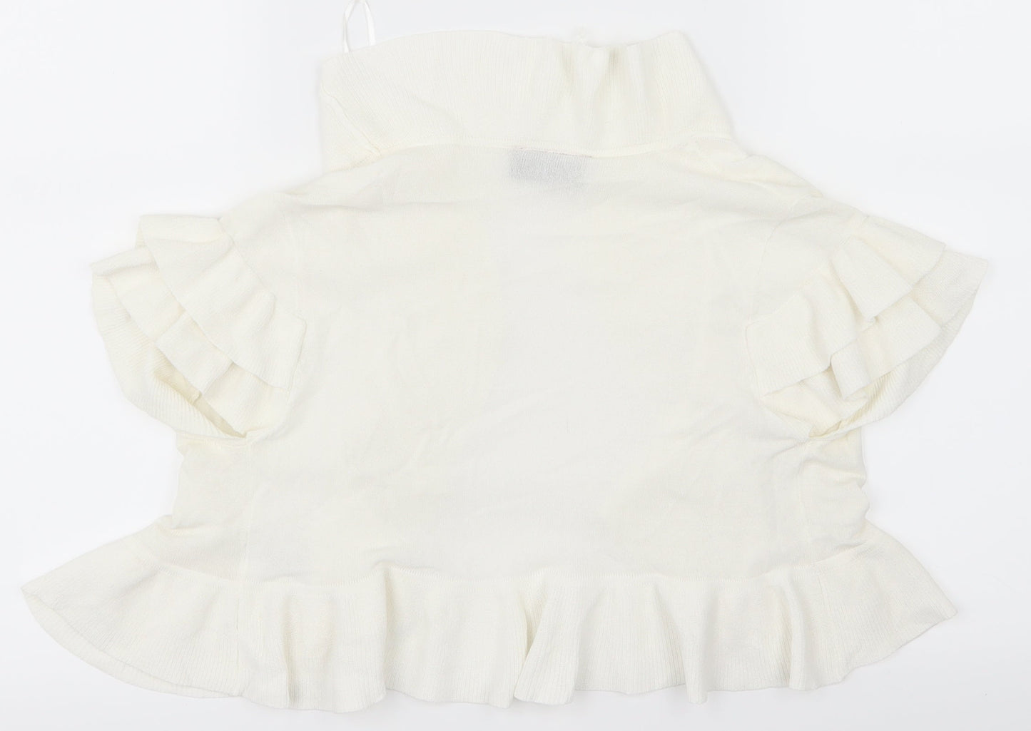 Principles Womens White   Cardigan Jumper Size S