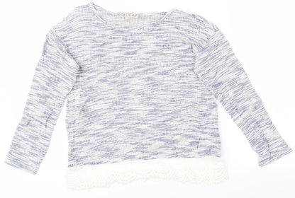 Additional front view of Next girls’ blue jumper, size 9, years