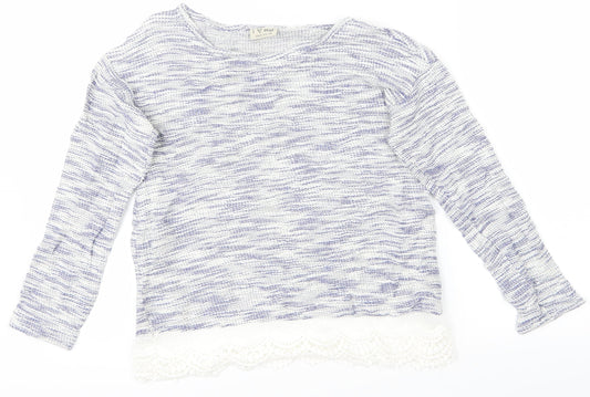 NEXT Girls Blue   Pullover Jumper Size 9 Years