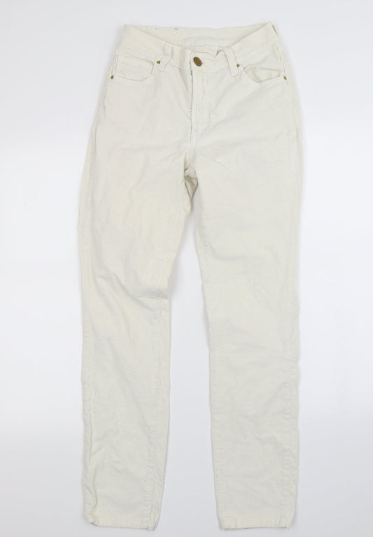 Preworn Womens White   Straight Jeans Size M L28 in