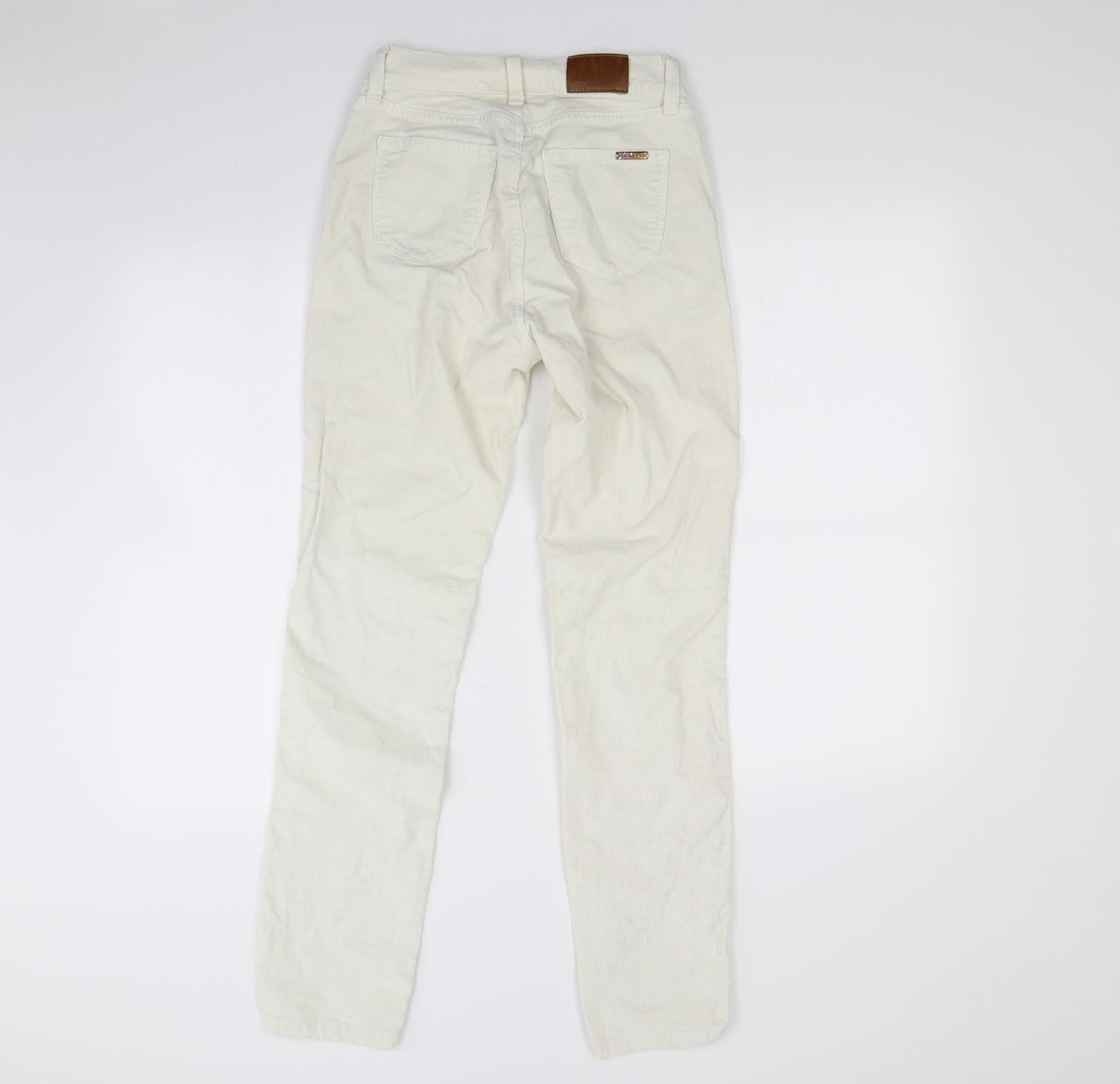 Preworn Womens White   Straight Jeans Size M L28 in