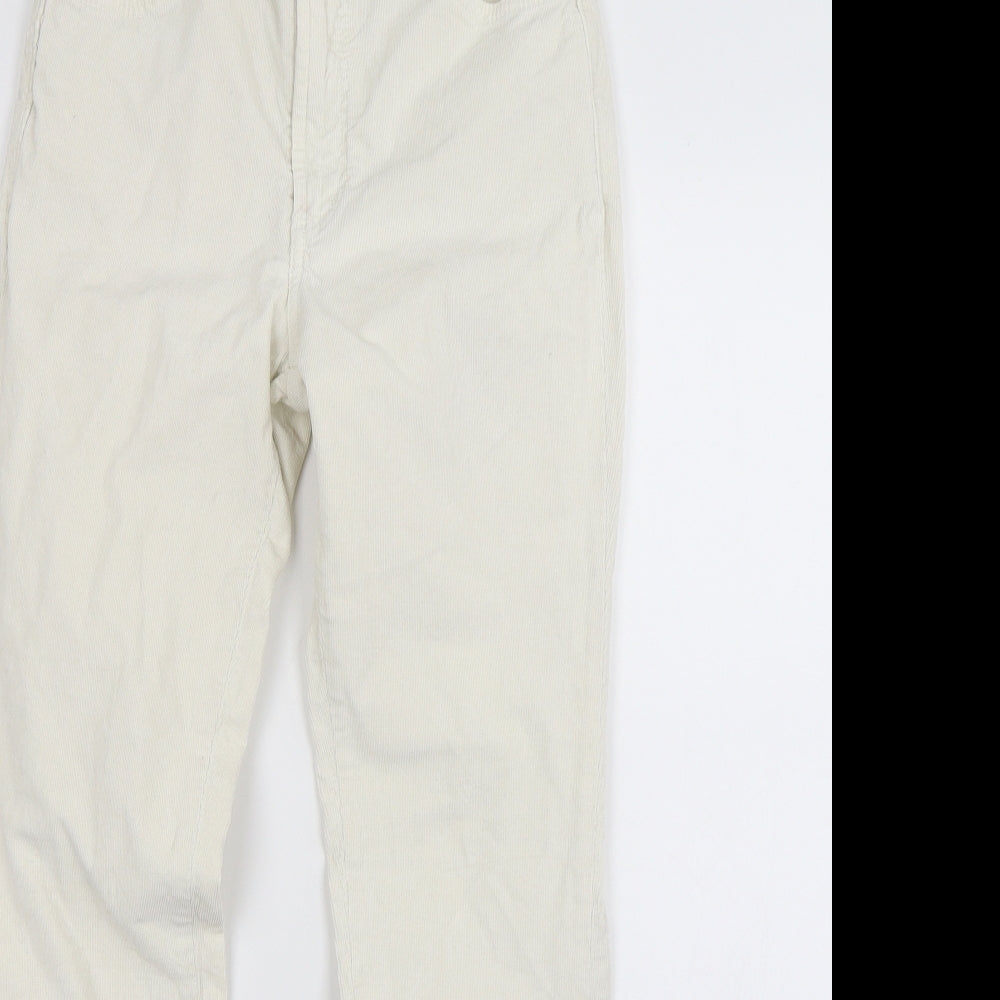 Preworn Womens White   Straight Jeans Size M L28 in
