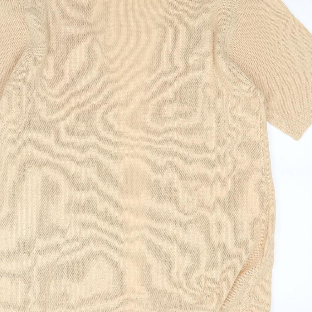 Preworn Womens Beige   Cardigan Jumper Size S