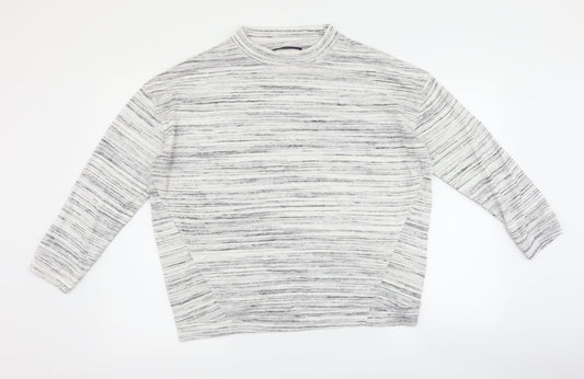 Marks and Spencer Womens Grey   Pullover Jumper Size 14