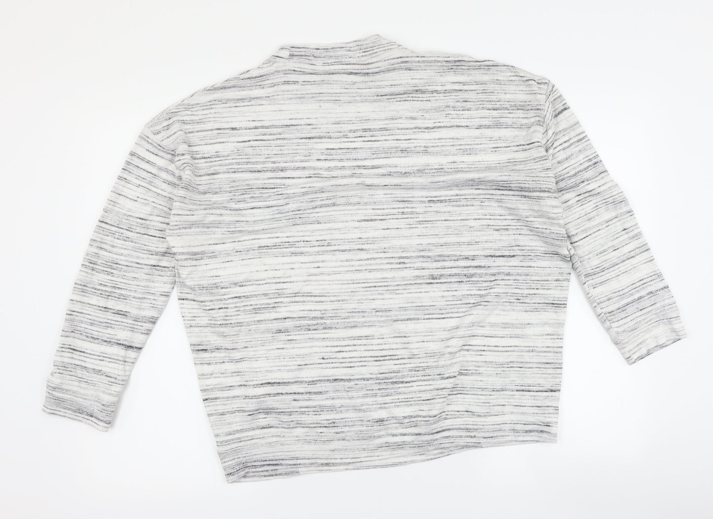 Marks and Spencer Womens Grey   Pullover Jumper Size 14