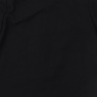 Brand and care label for Xueren women’s black jacket, size M