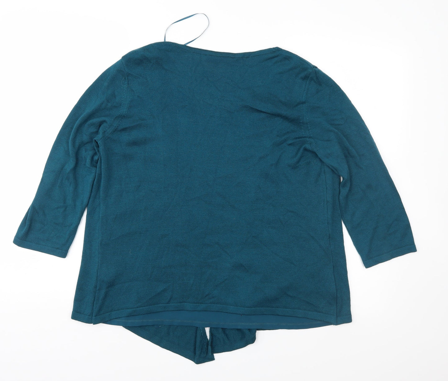 Per Una Womens Green  Knit Pullover Jumper Size 14