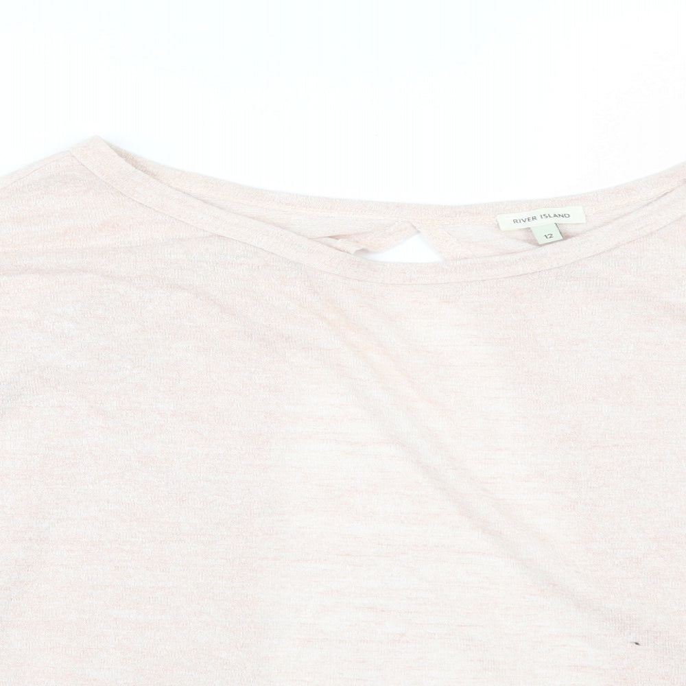 River Island Womens Pink   Pullover Jumper Size 12