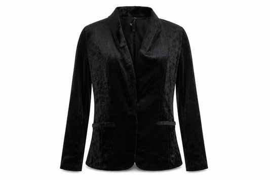 Front view of Next women’s black jacket, size UK 10, - edge to edge