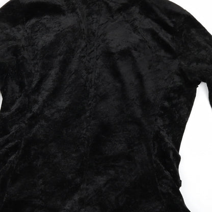 Brand and care label for Next women’s black jacket, size UK 10, - edge to edge