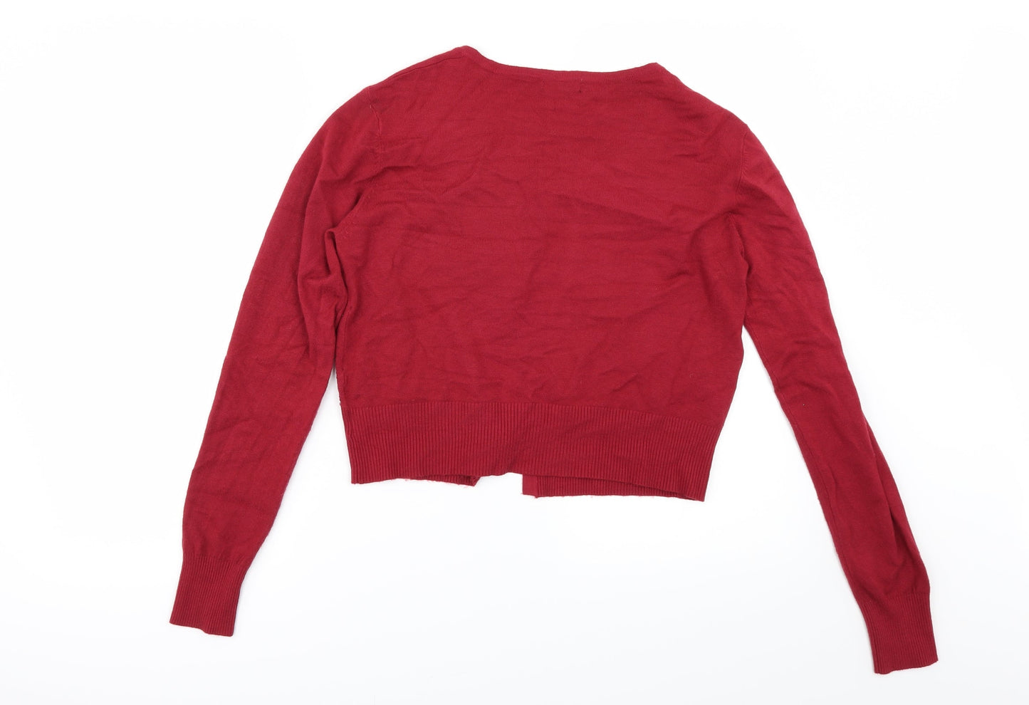 Roman Womens Red   Cape Jumper Size 10  - Sequin Sparkle