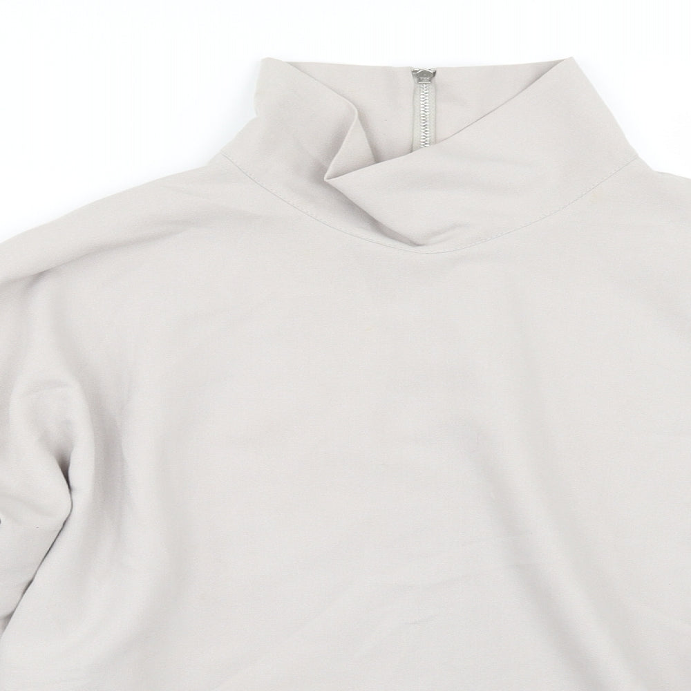 Love Womens Grey   Basic Blouse Size M