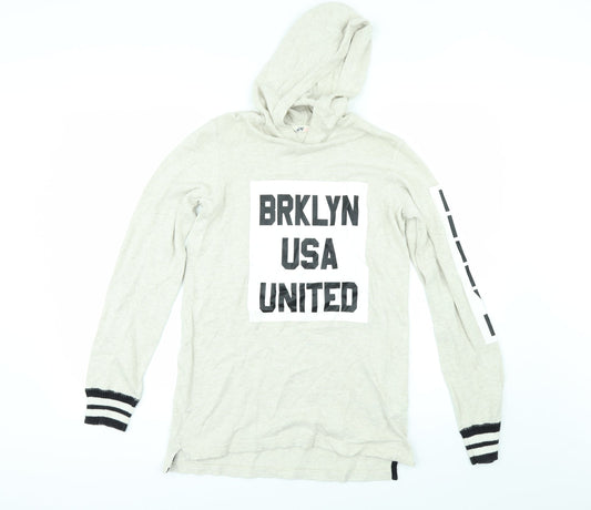 H&M Girls Beige   Pullover Hoodie Size 13-14 Years