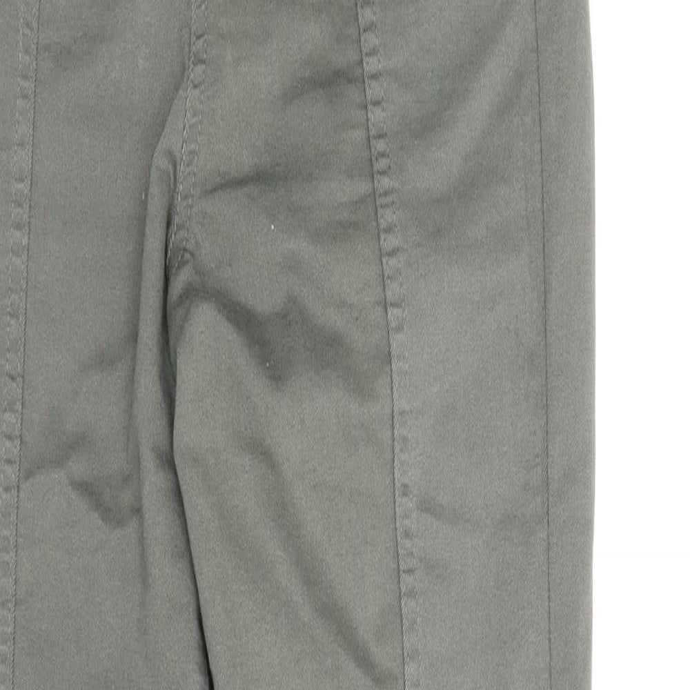 F&F Womens Green   Carpenter Trousers Size 8 L27 in