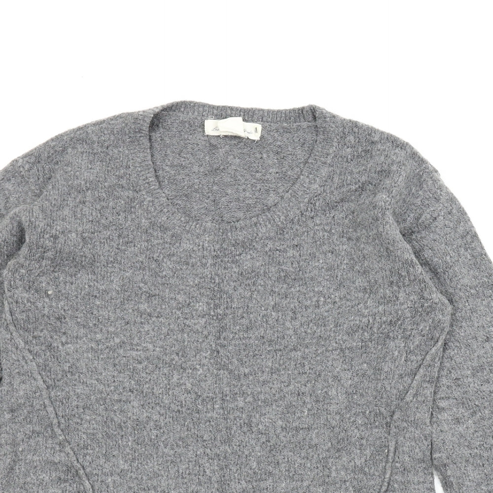 H&M Womens Grey   Pullover Jumper Size S