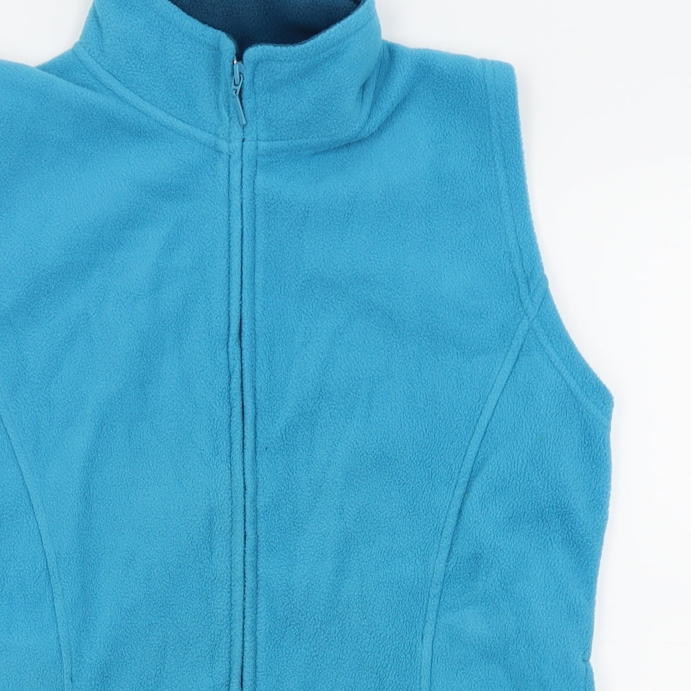isle Womens Blue   Full Zip Jumper Size 14