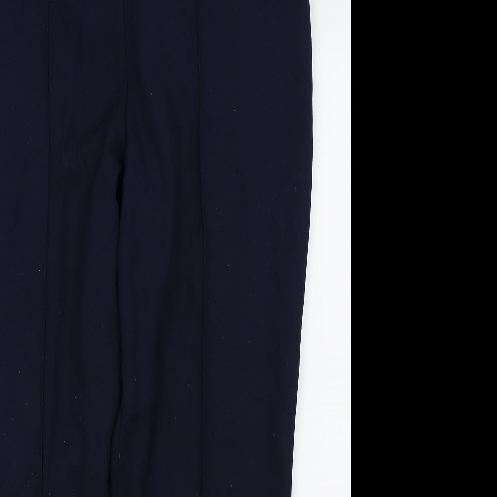 Papaya Womens Blue   Trousers  Size 14 L25 in