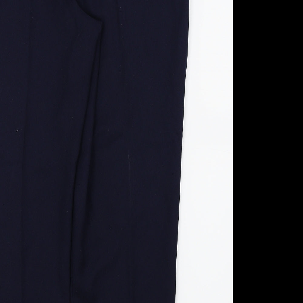Papaya Womens Blue   Trousers  Size 14 L25 in