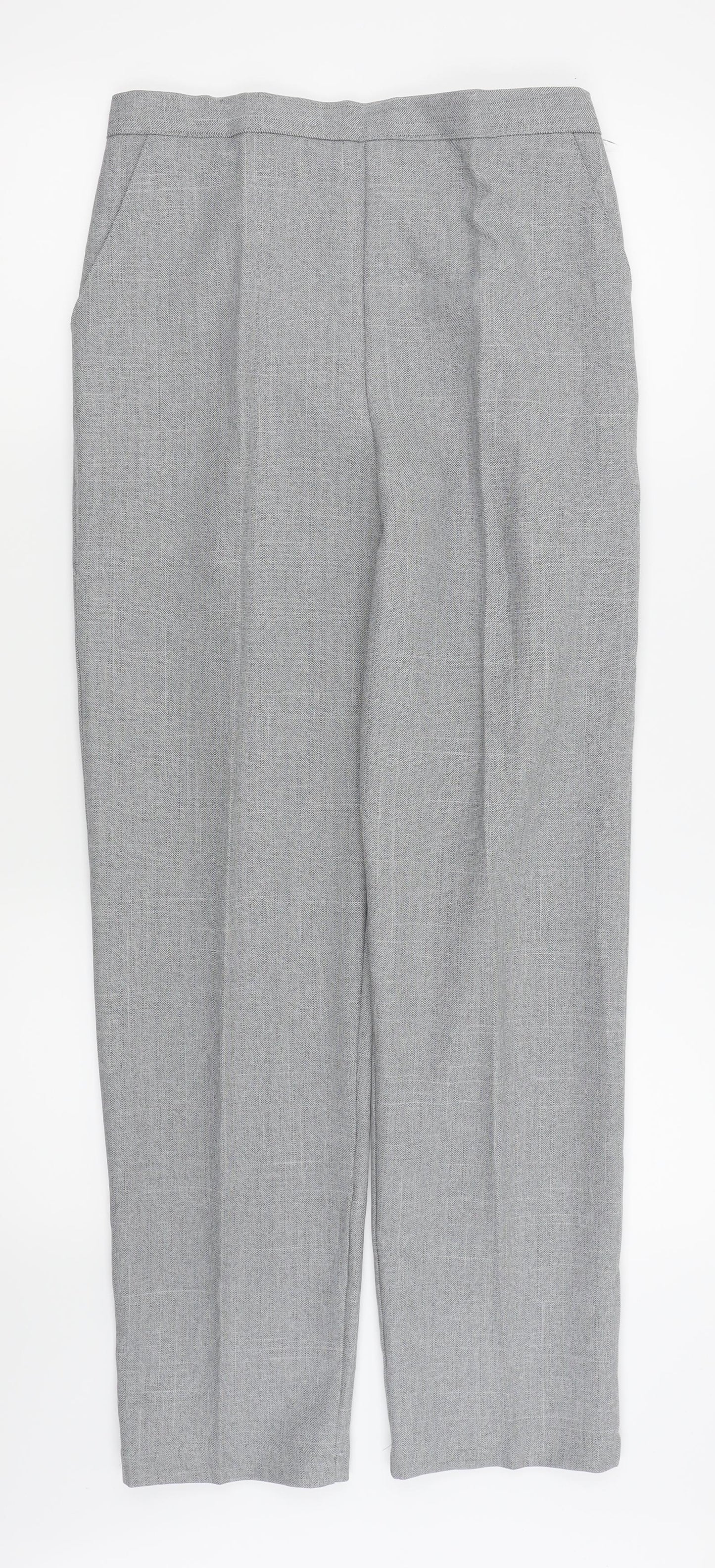 Preworn Womens Green   Trousers  Size 14 L26 in