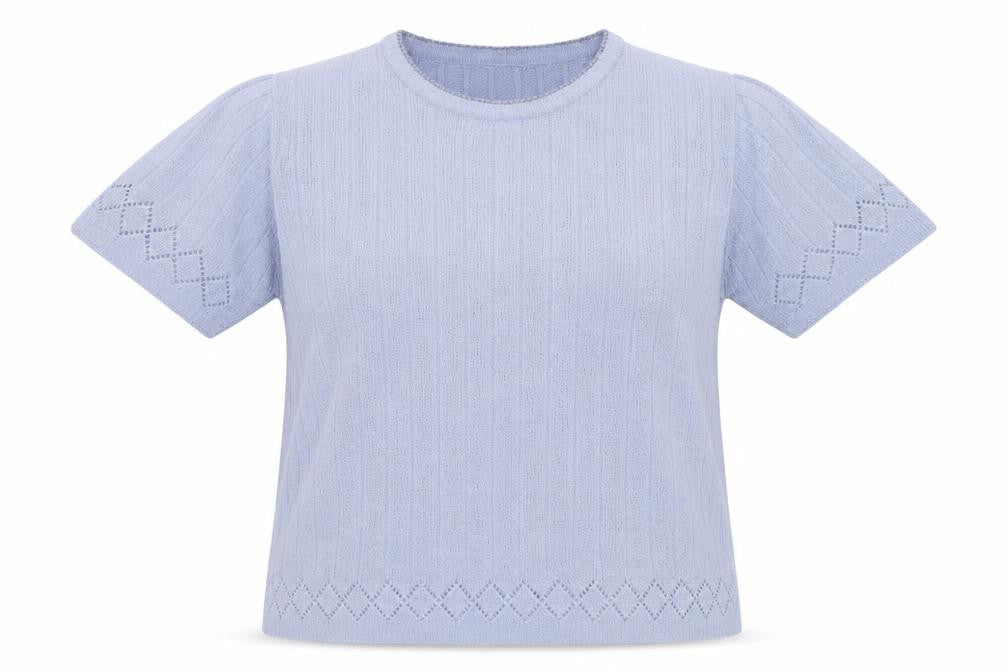 j.frazer Womens Blue   Basic T-Shirt Size 14