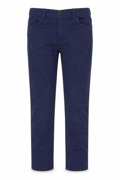 Front view of Denim&co girls’ blue skinny jeans, size 9-10, years