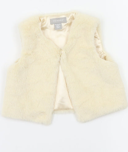 Additional front view of Primark Ivory Basic Jacket Jacket, size 18-24, Months