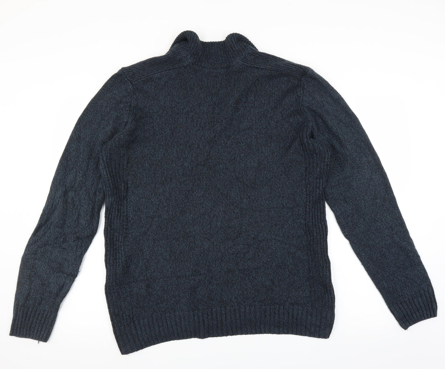 Atlantic Bay Mens Blue   Pullover Jumper