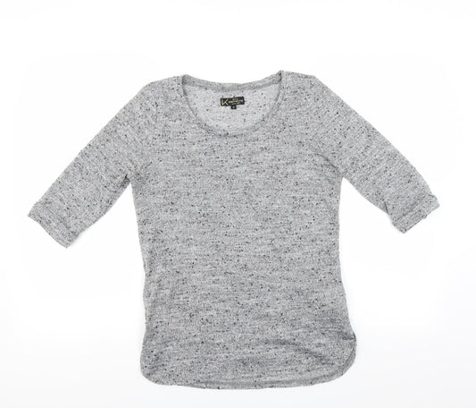New Look Womens Grey   Pullover Jumper Size 12  - glittery