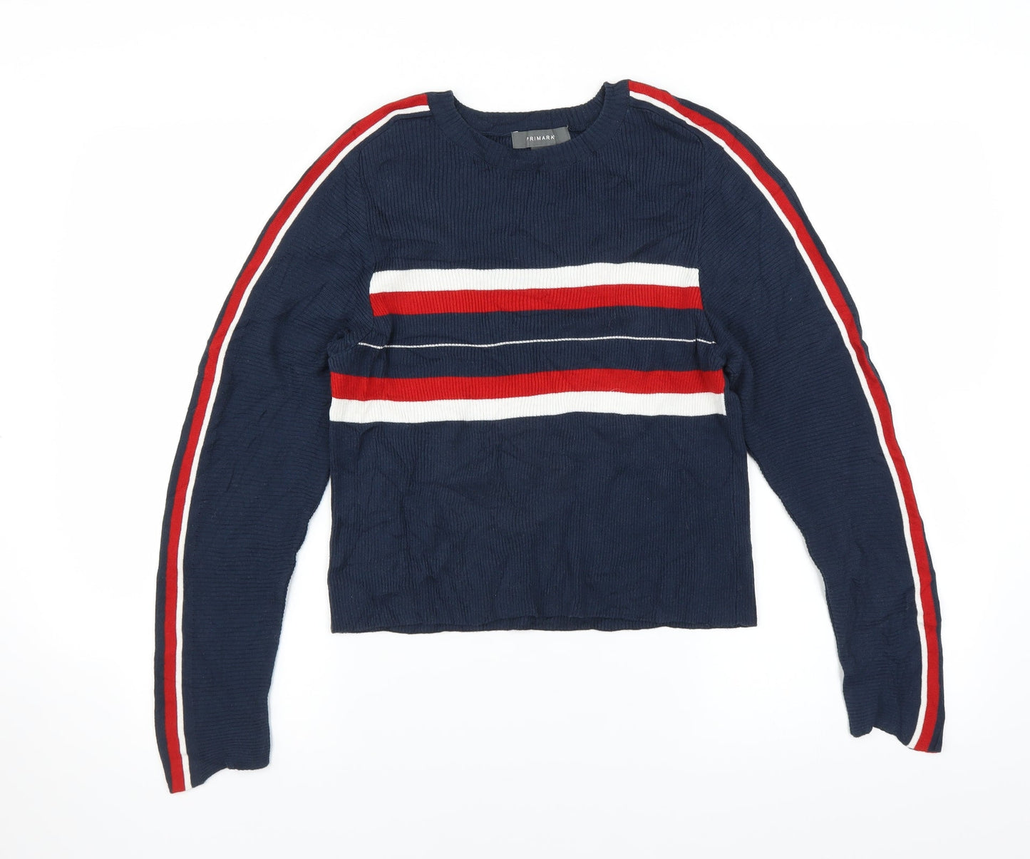 Primark Womens Blue   Pullover Jumper Size M