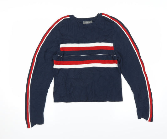 Primark Womens Blue   Pullover Jumper Size M