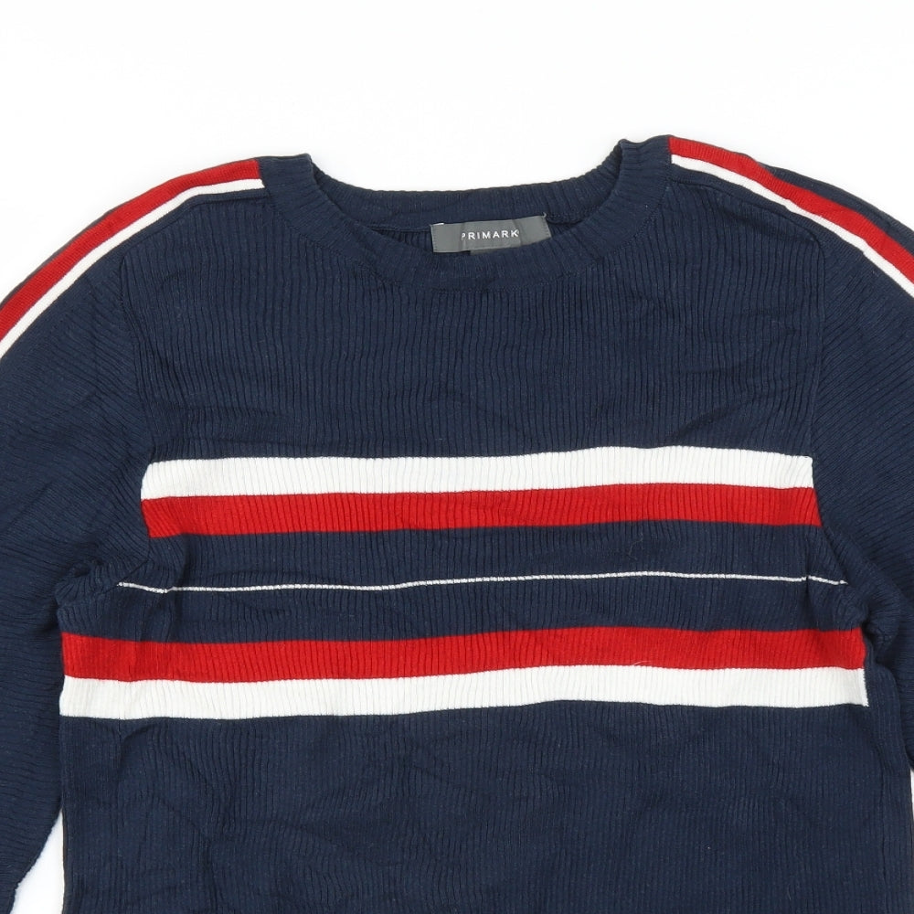 Primark Womens Blue   Pullover Jumper Size M