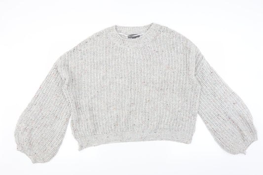 Primark Womens Grey   Pullover Jumper Size M