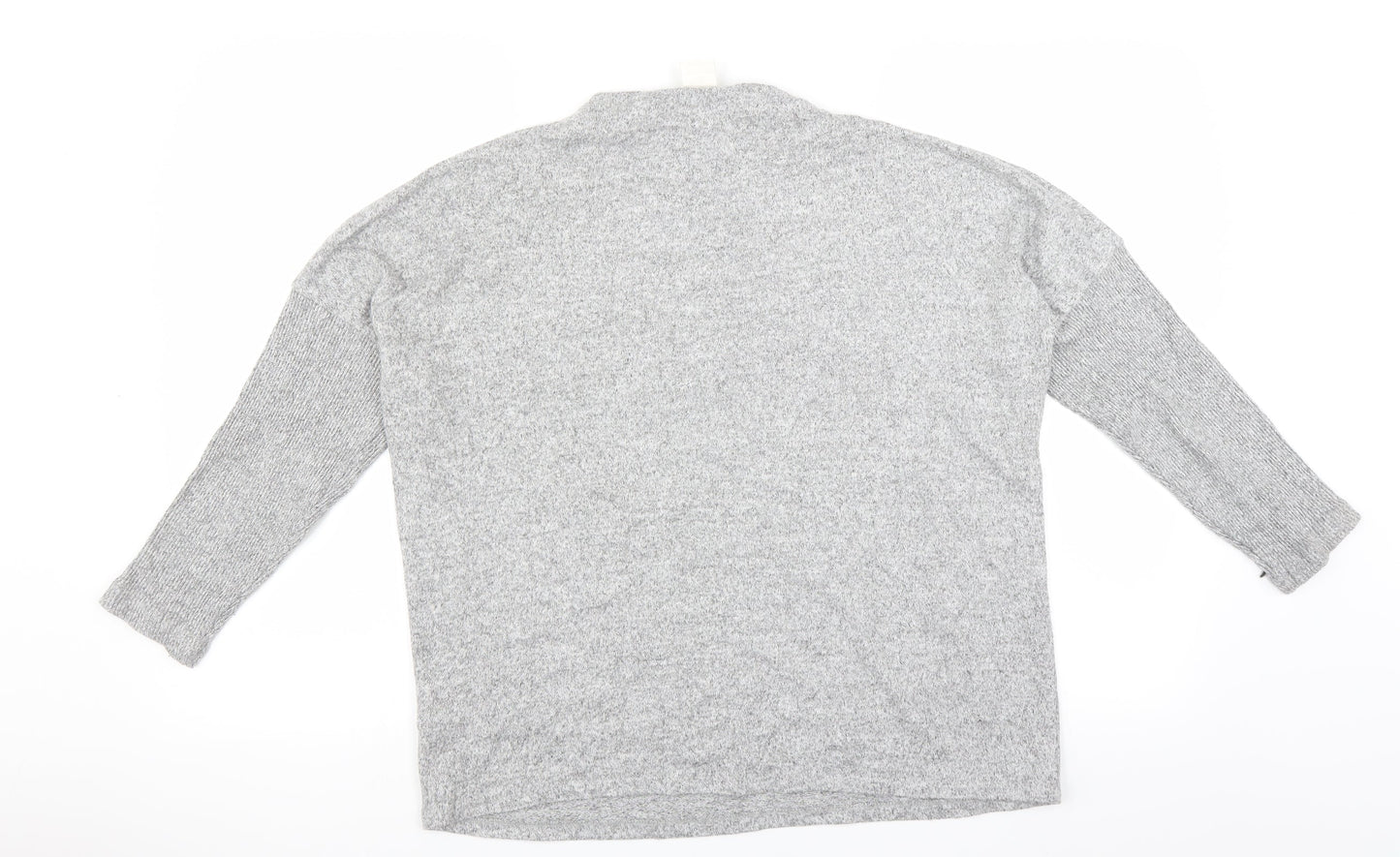 H&M Womens Grey   Pullover Jumper Size L