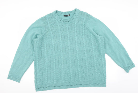 Le Bon Marché Womens Green   Pullover Jumper Size XL