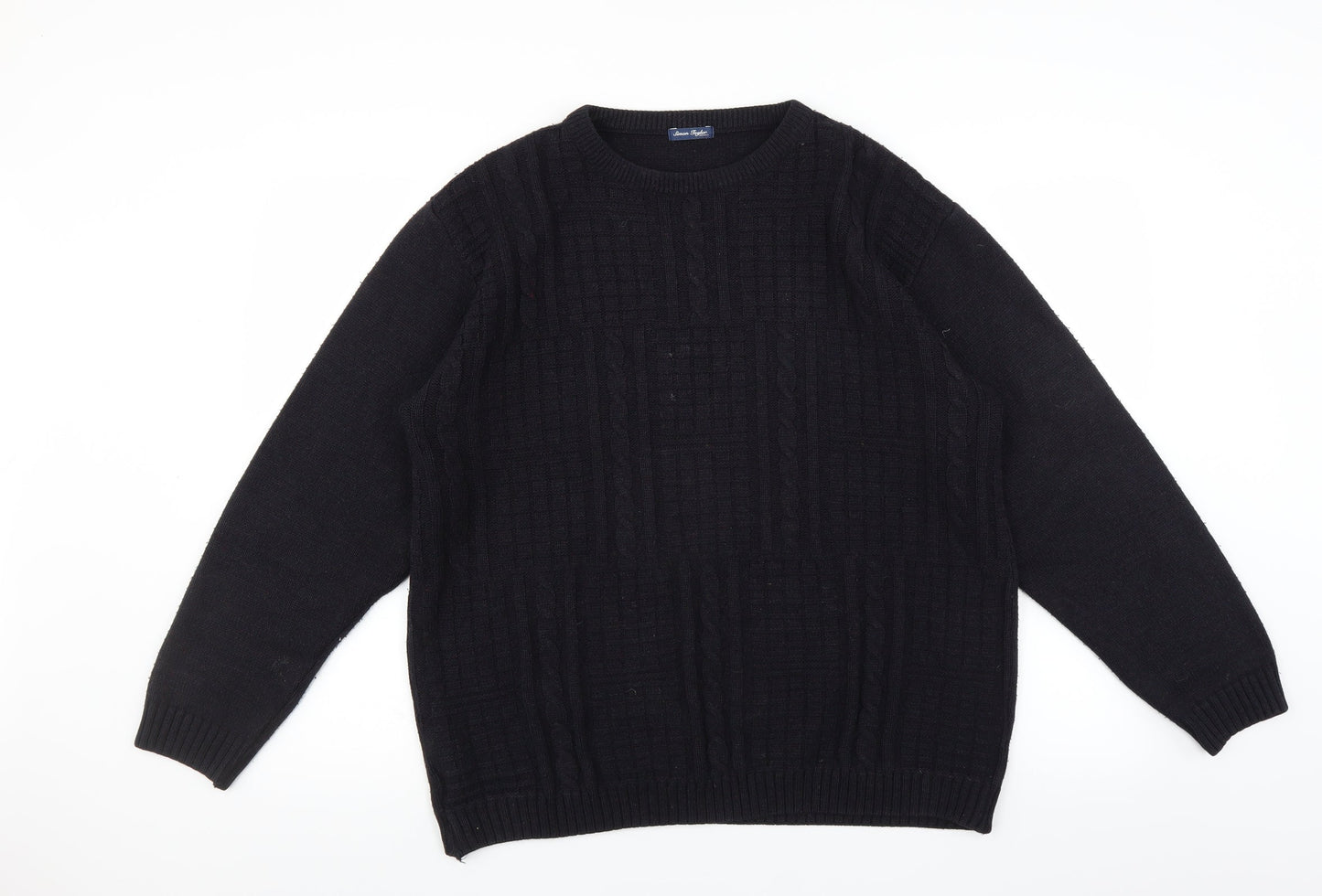 Simon Taylor Mens Blue   Pullover Jumper Size M