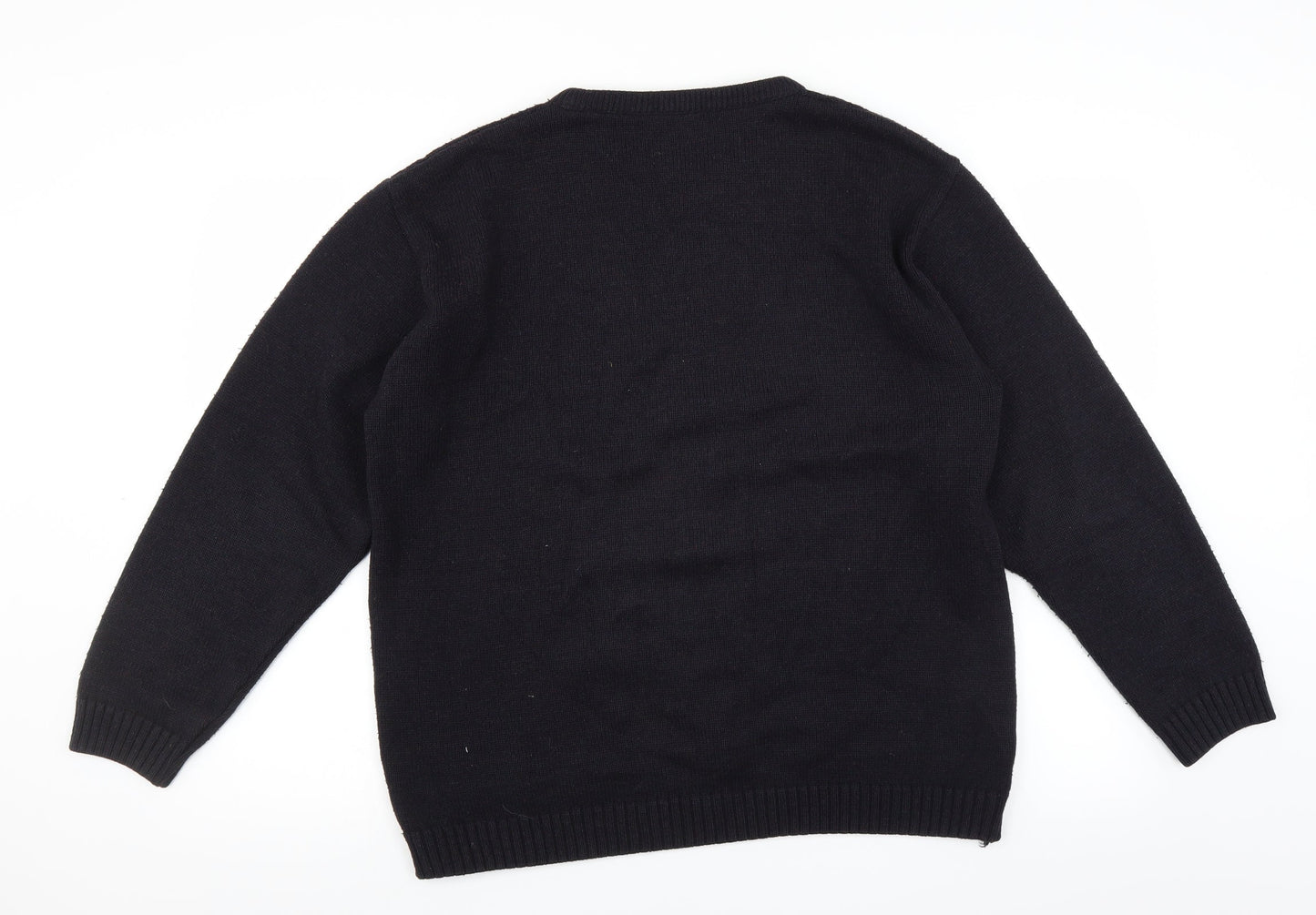 Simon Taylor Mens Blue   Pullover Jumper Size M