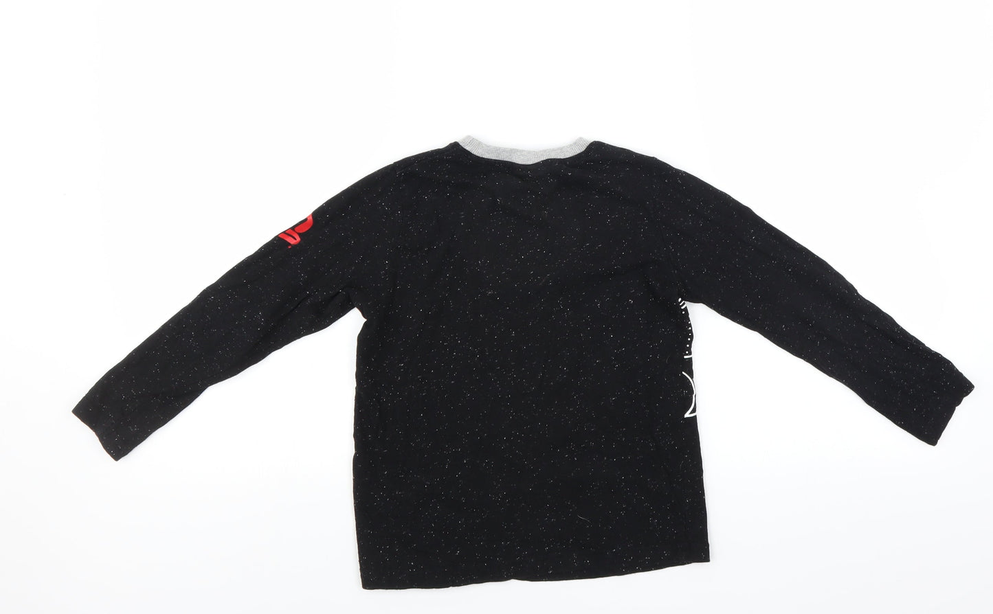 PlayStation Boys Black   Basic T-Shirt Size 6-7 Years  - Playstation