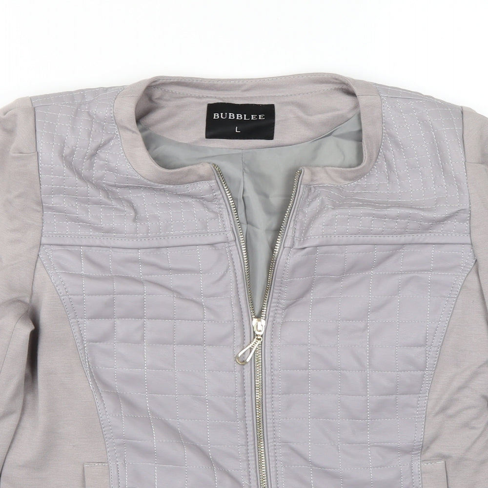 Bubbles Womens Grey   Jacket Coat Size L