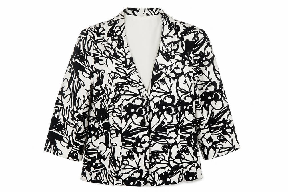 Preworn Womens White   Jacket Coat Size 16