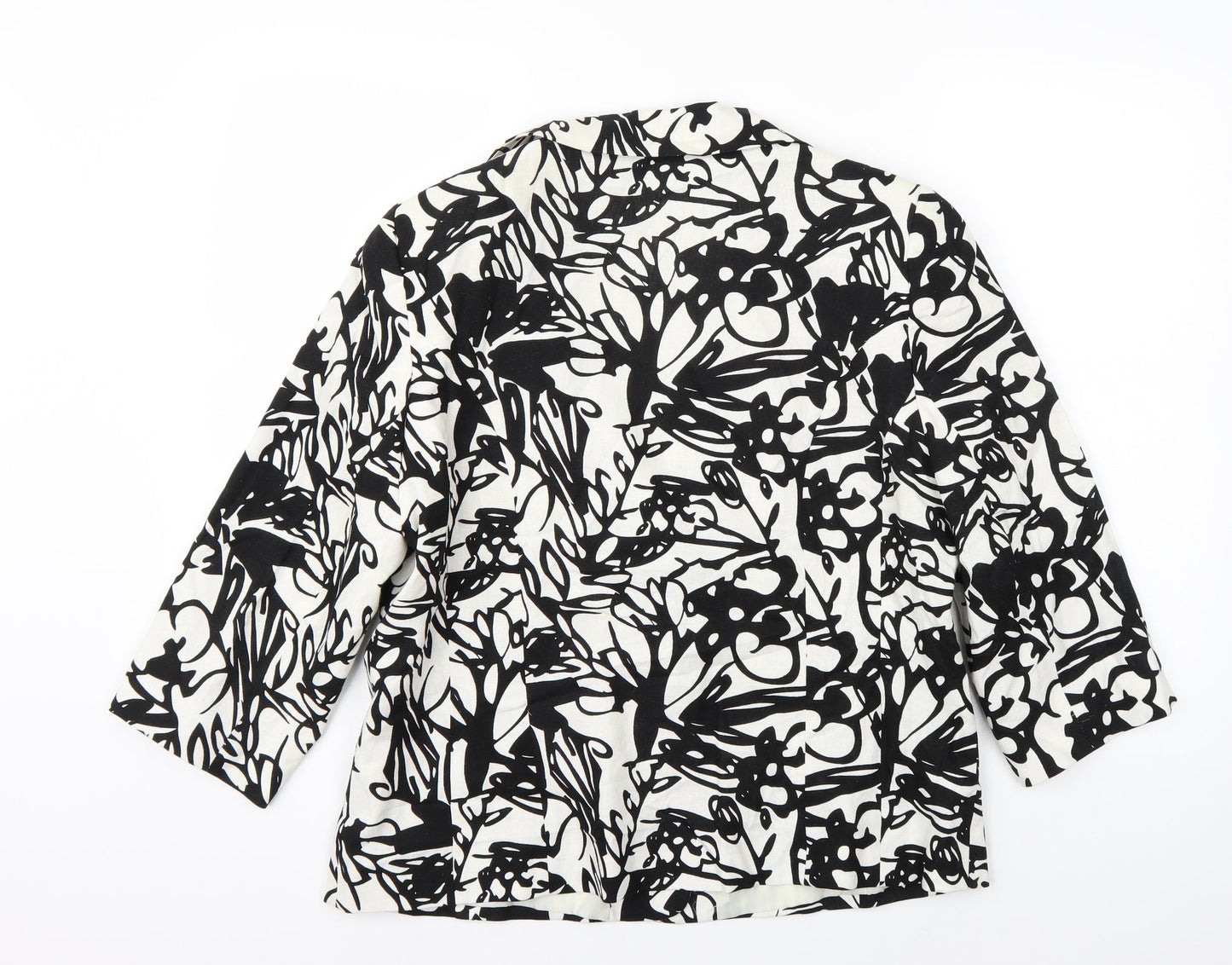 Preworn Womens White   Jacket Coat Size 16
