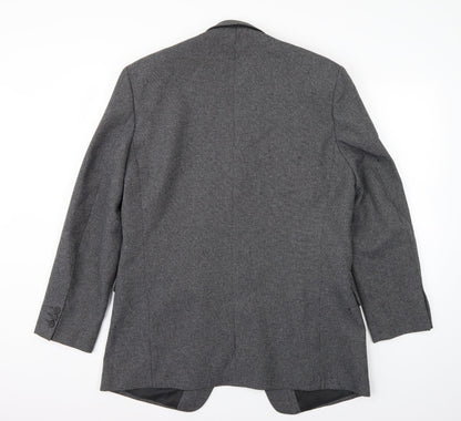 Back view of Canada men’s grey jacket suit jacket